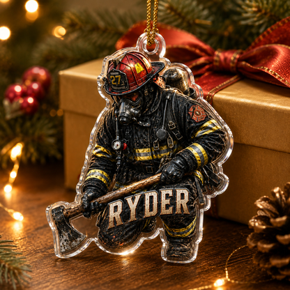 Firefighter With Axe