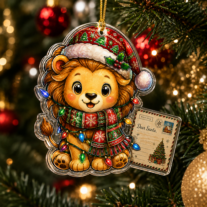 Animal With Christmas Led Lion