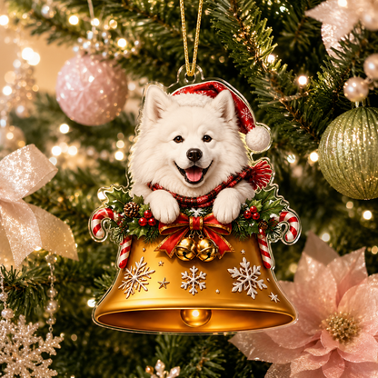 Dog Christmas Bell Samoyed
