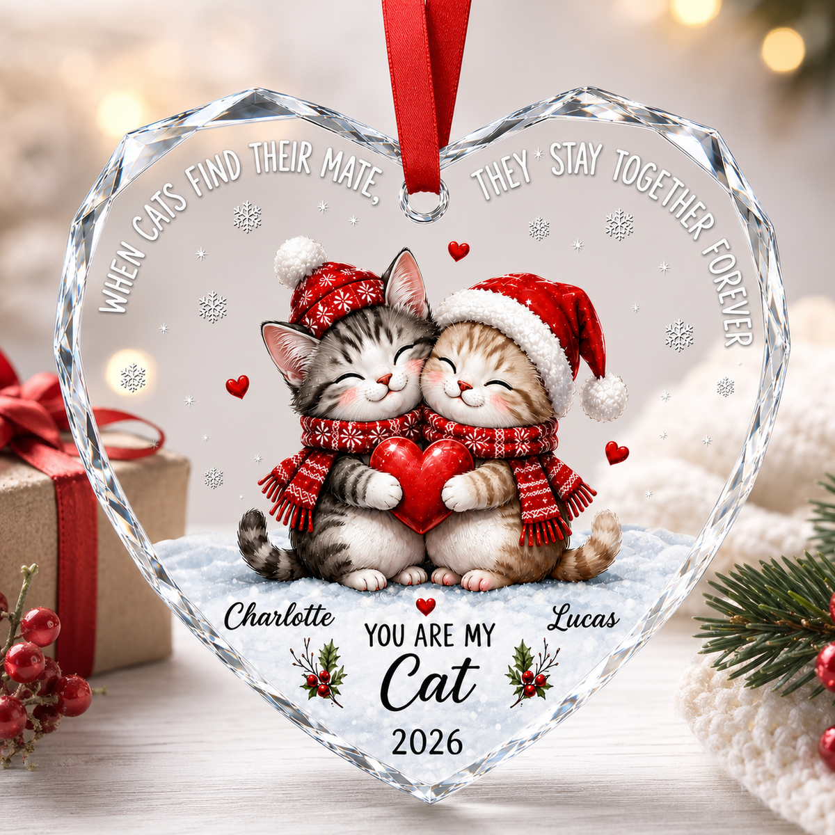 Custom Animal Couple Cat