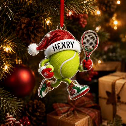Sport Running Custome Name Acrylic Tennis