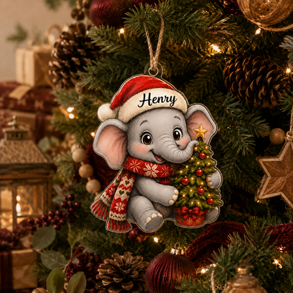Animal Christmas Elephant