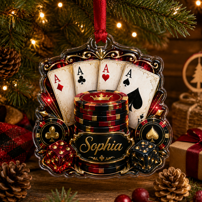 Pocker Custome Name Acrylic Mystery Pocker