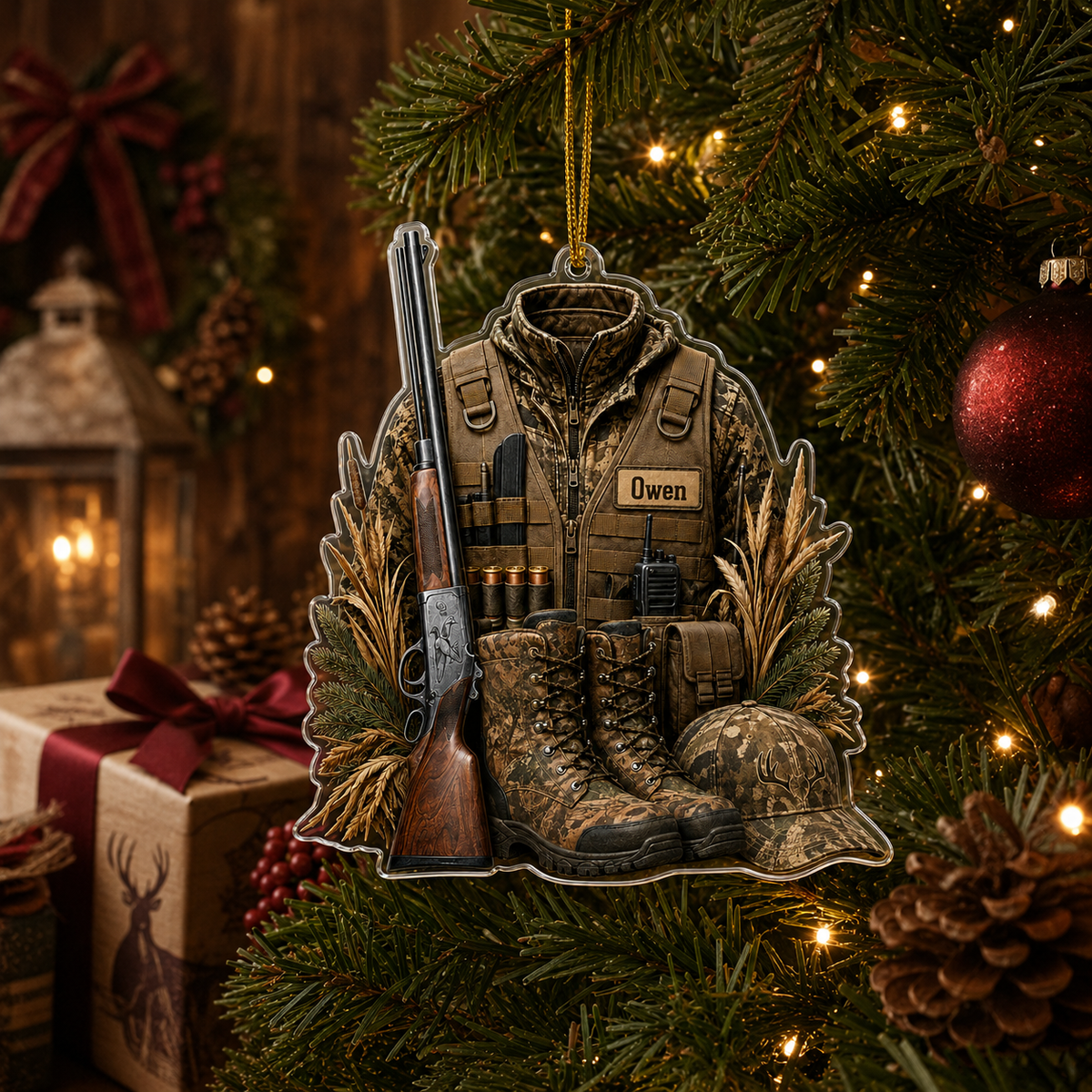 Personalized Hunting Woodland Loadout Acrylic