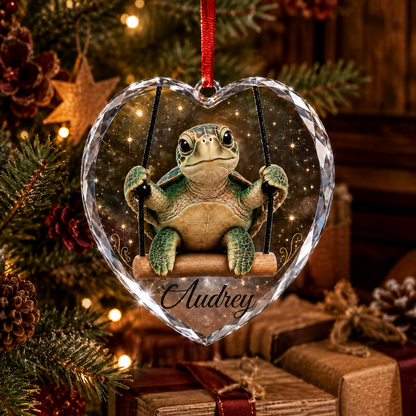 Animal Glass Ornament Sea Turtle