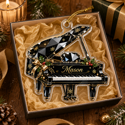 Piano Custome Name Acrylic Style 2