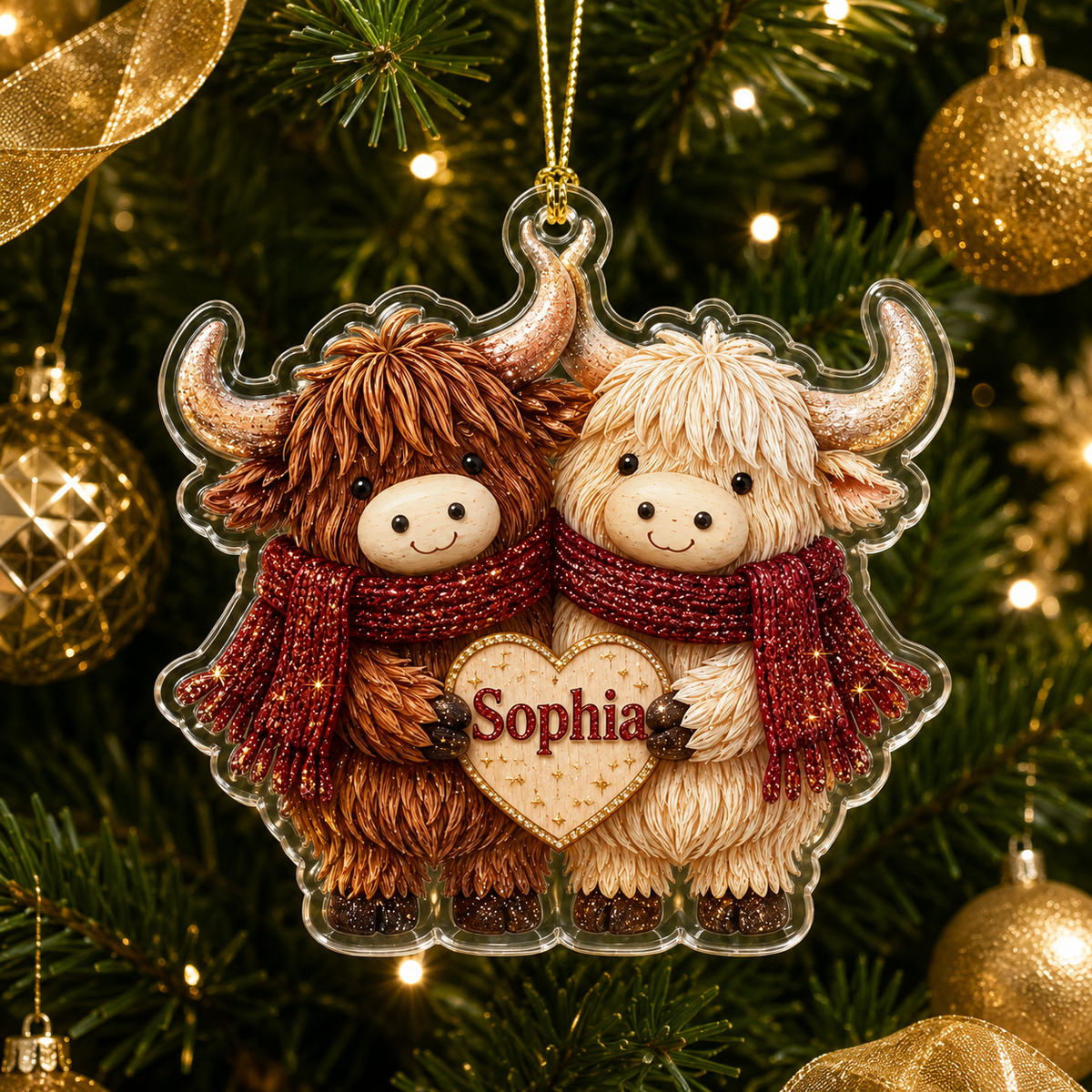 Highland Cow Couple