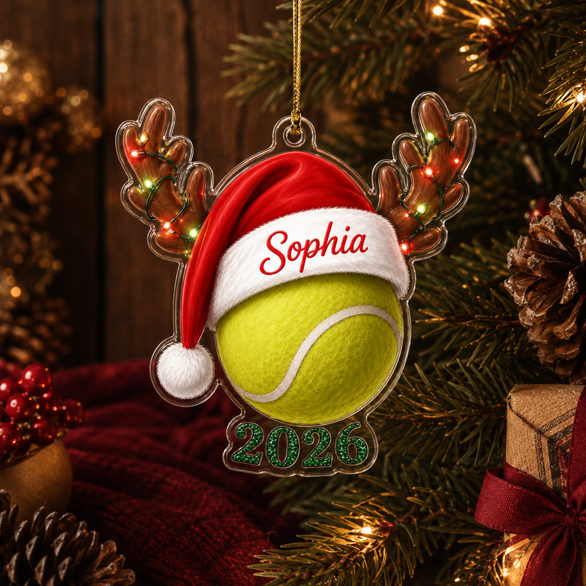 Christmas Sports 2026 Tennis Acrylic