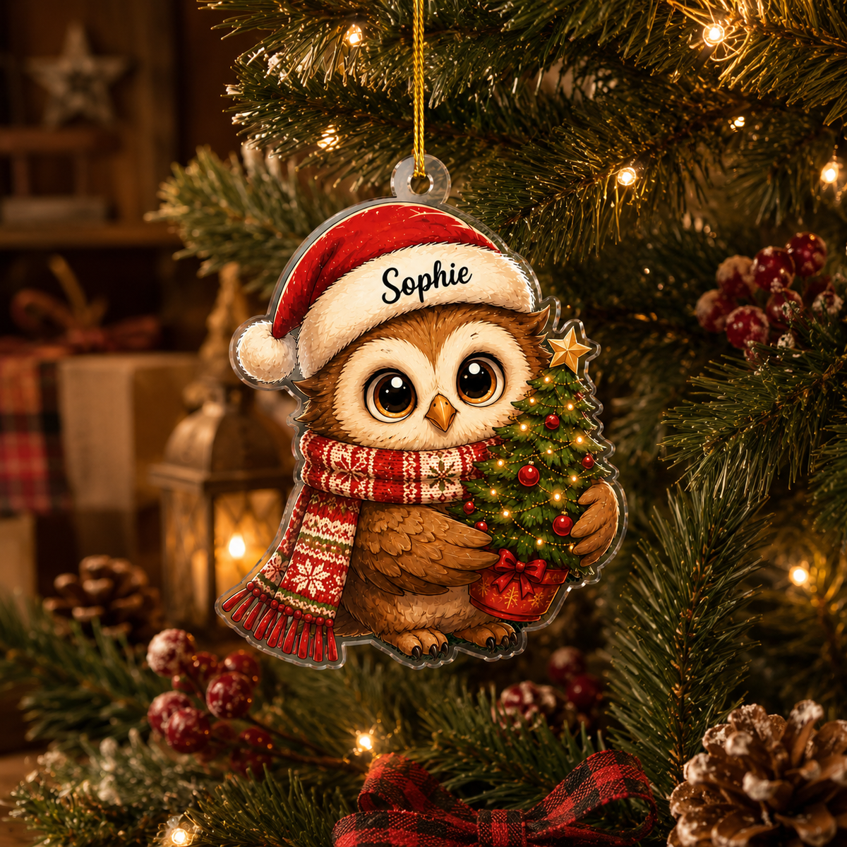 Animal Chrismas Owl