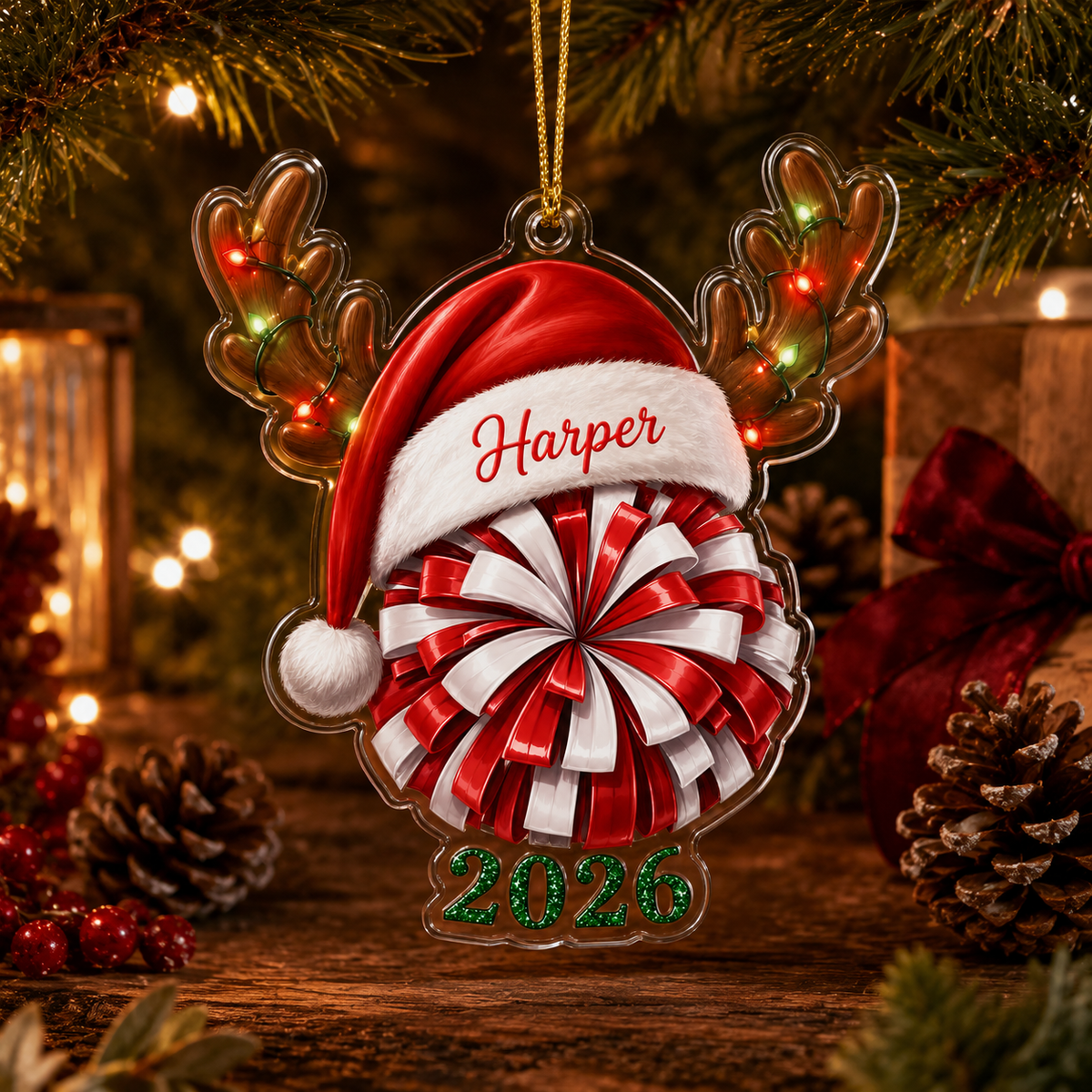 Christmas Sports 2026 Cheerleading Acrylic