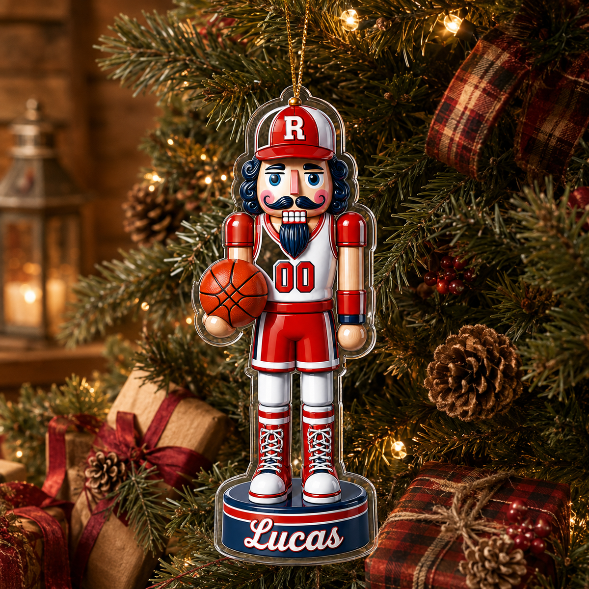 Sports Nutcracker Basketball Acrylic