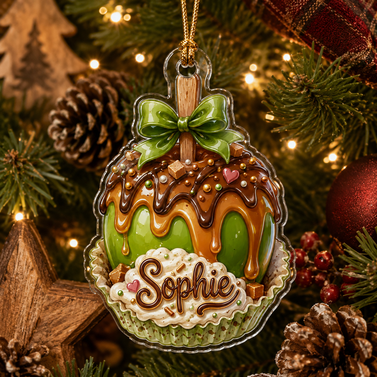 Custom Dessert Caramel Apple Acrylic