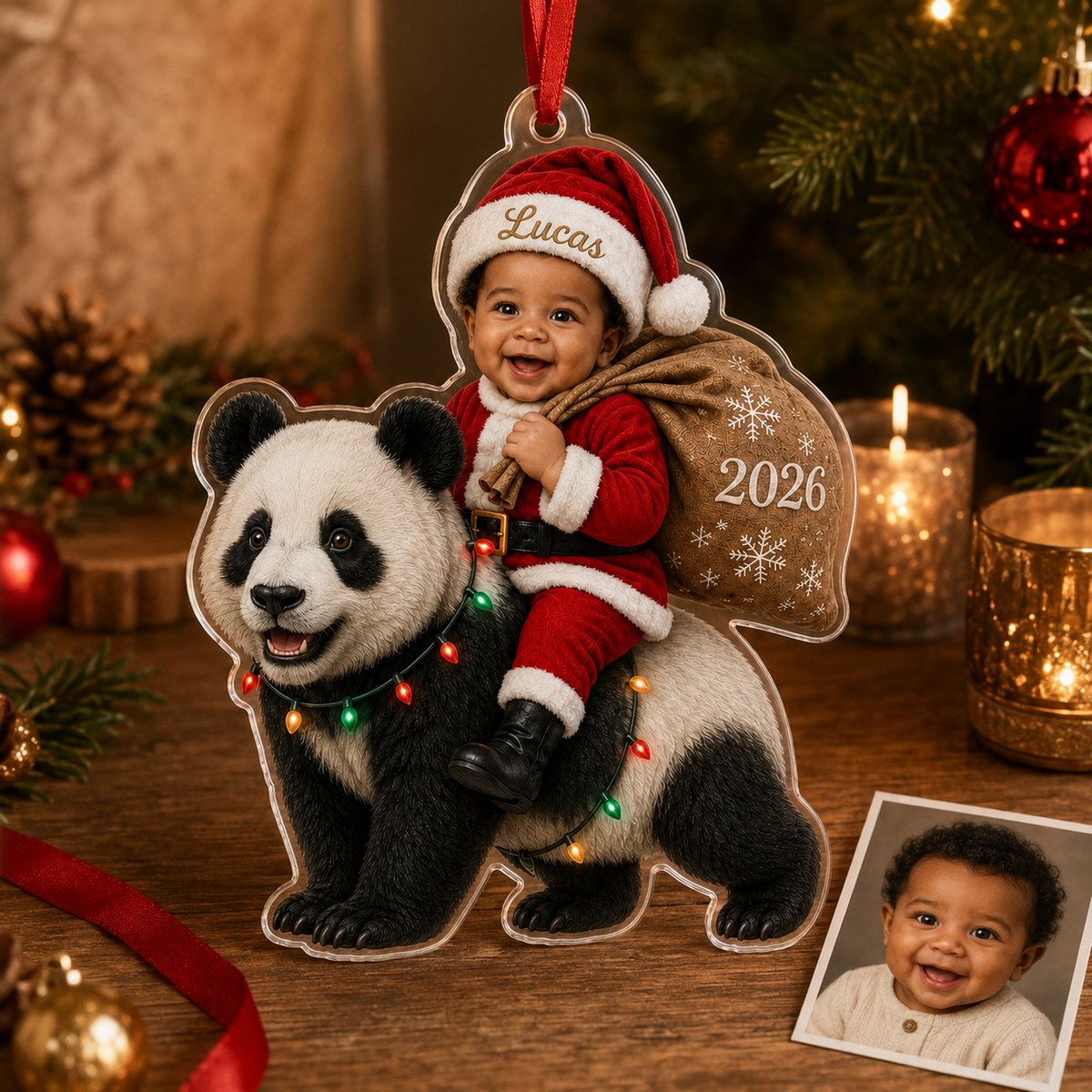 Custom Photo Baby Animal Panda