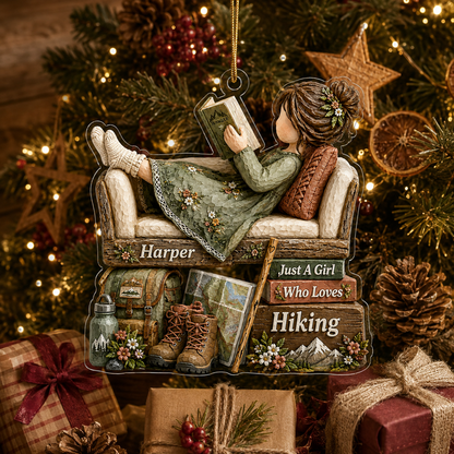 Personalized Just A Girl Hobby Hiking