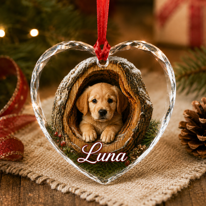Glass ornament Animal Dog