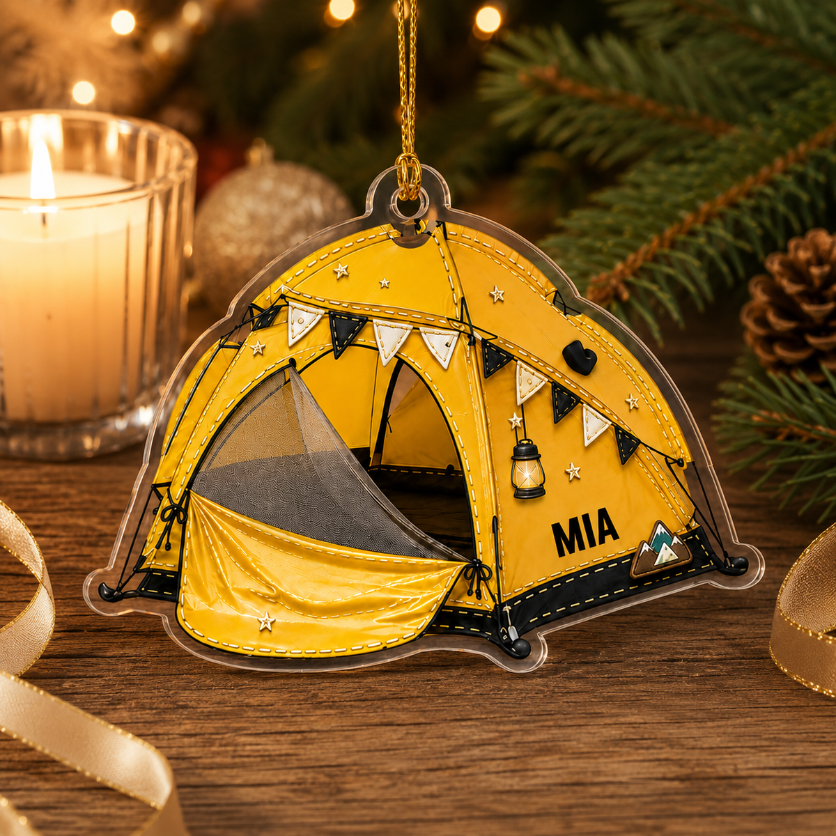 Camping Personalize Acrylic Diverse Camp