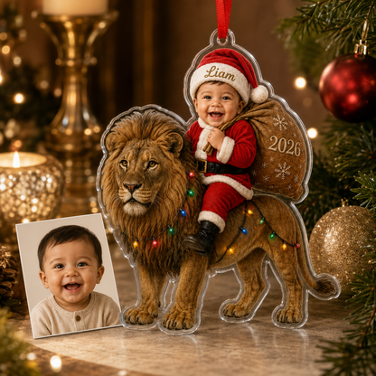 Custom Photo Baby Animal Lion