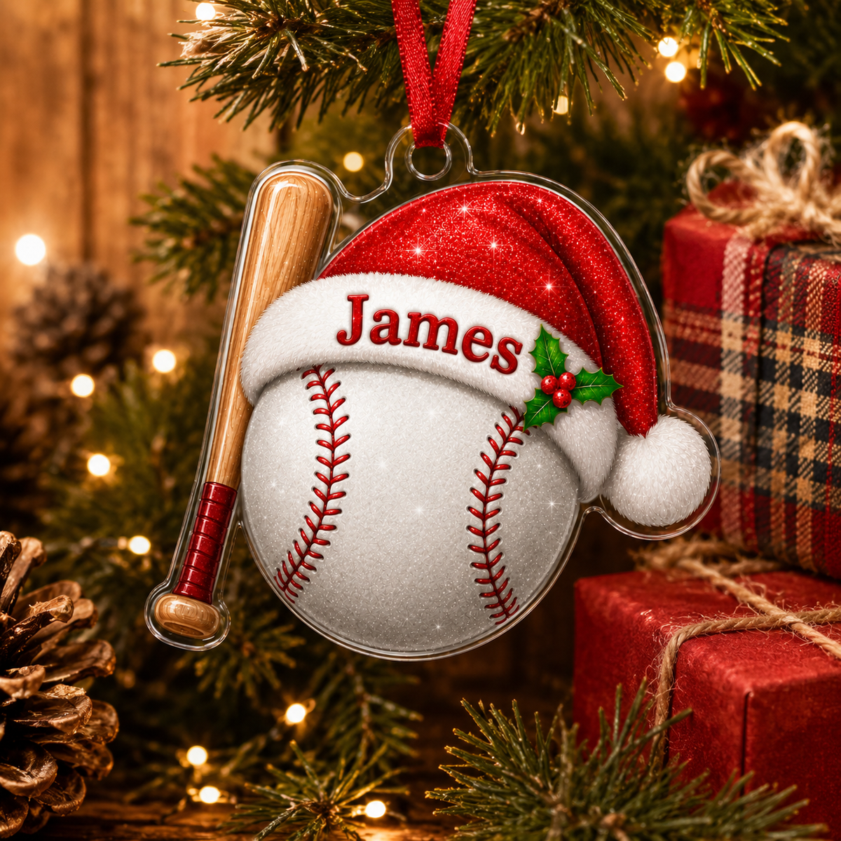 Sport Custome Name Acrylic Baseball