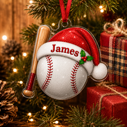 Sport Custome Name Acrylic Baseball