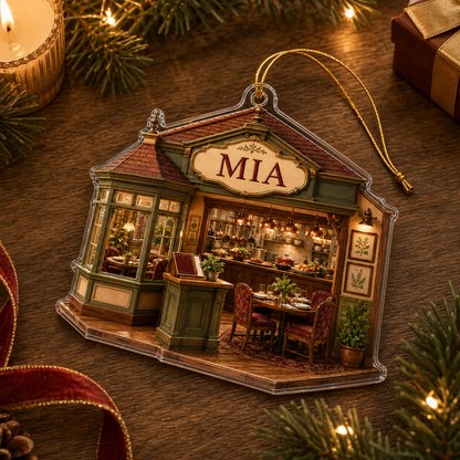 Food Lover Family-Owned Restaurant Ornament