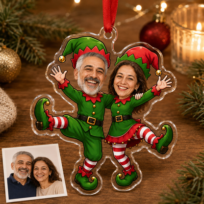 Custome Photo Couple Xmas Fairy