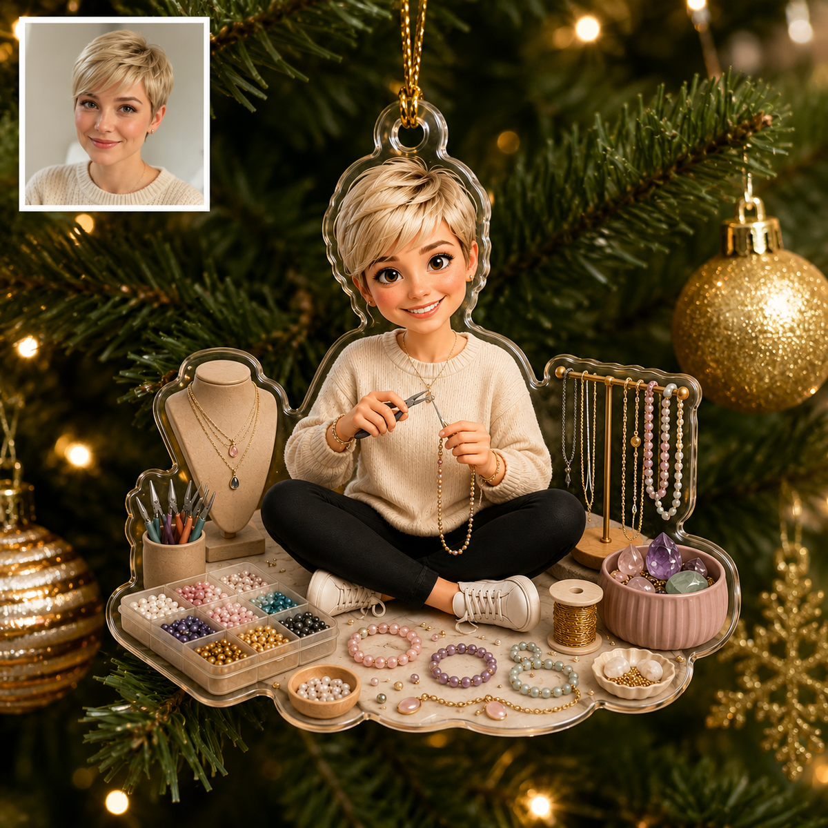 Custom Photo Hobbies Acrylic - Jewelry Making