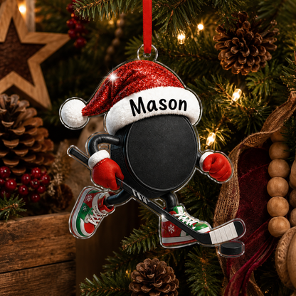 Sport Running Custome Name Acrylic Ice Hockey