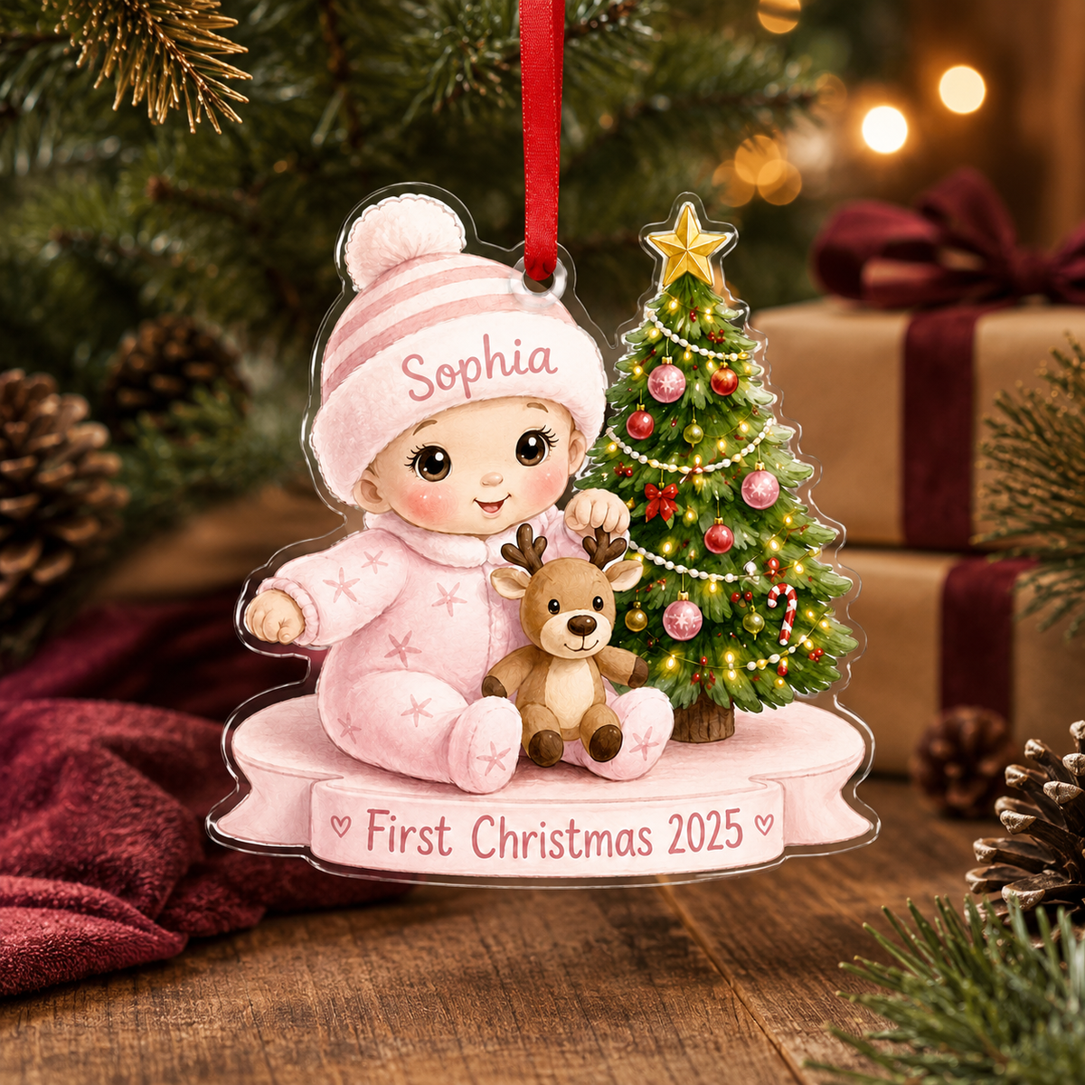 Baby Xmas Pink