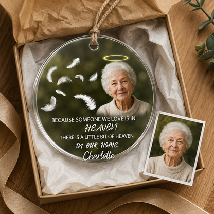 Custom Photo Someone We Love Feathers