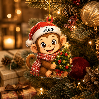 Animal Chrismas Monkey