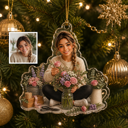 Custom Photo Hobbies Acrylic - Flower Arranging