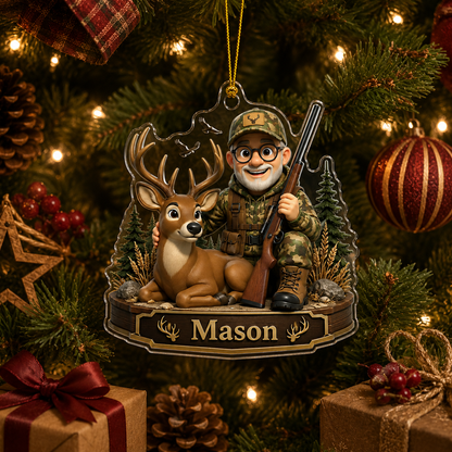 Personalized Hunting Woodland Deer Legacy Acrylic