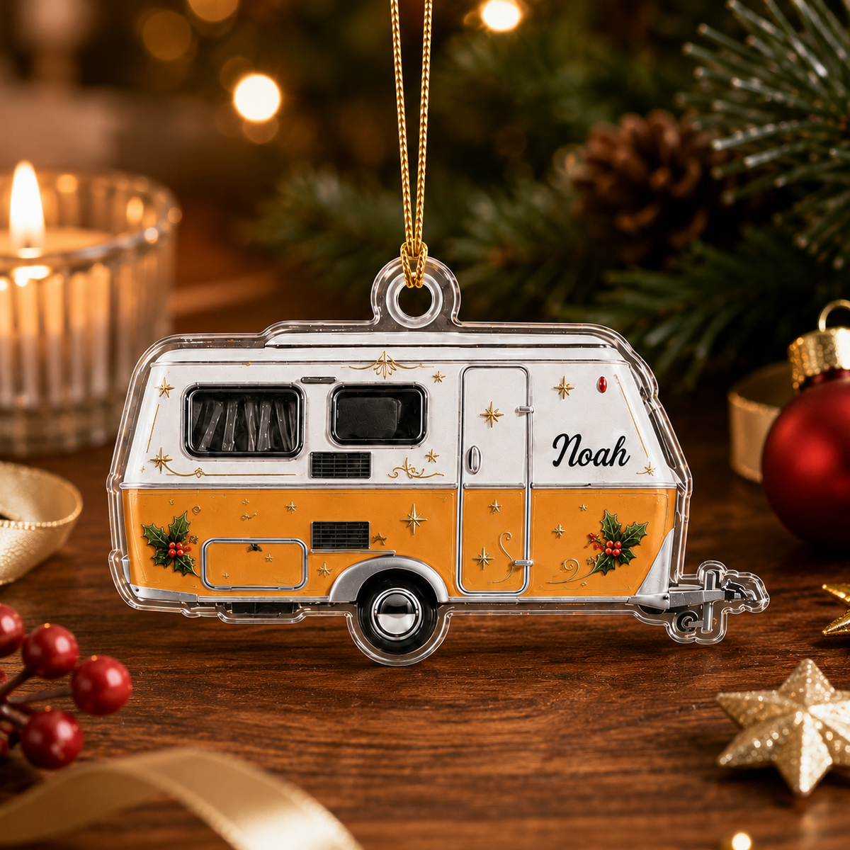 Camping Personalize Acrylic Diverse Mobile Home
