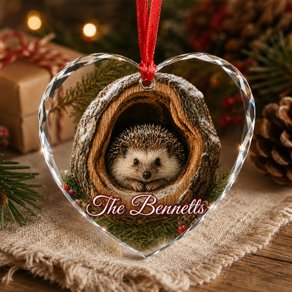 Glass ornament Animal Hedgehog