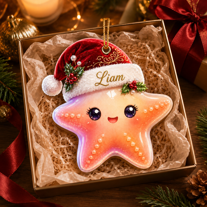 Animal With Santa Hat Starfish
