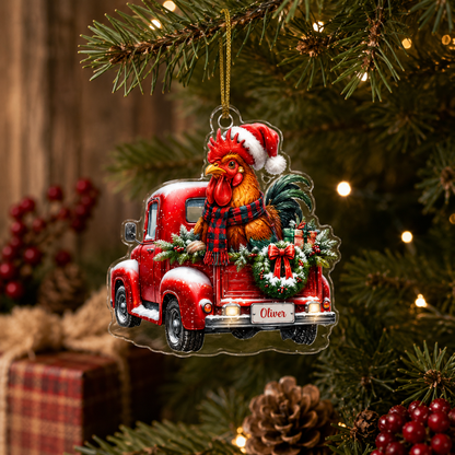 Christmas Farm Rooster