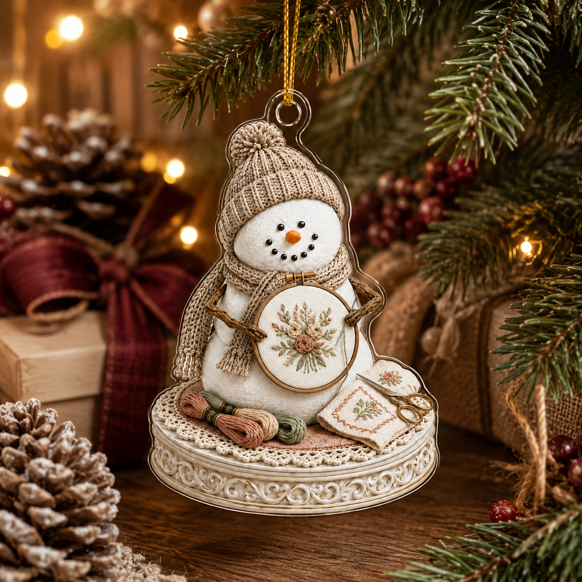 Snowman Hobbies Acrylic Embroidery