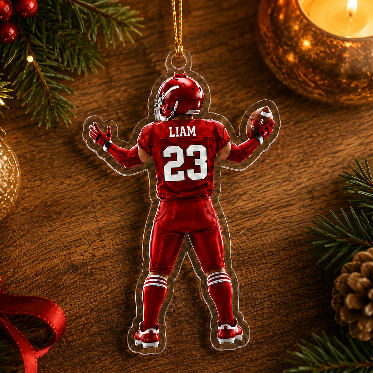 American Football Custome Name Acrylic Style 1