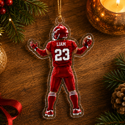 American Football Custome Name Acrylic Style 1