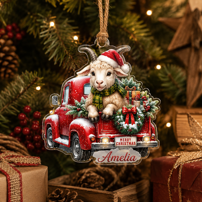 Christmas Farm Goat