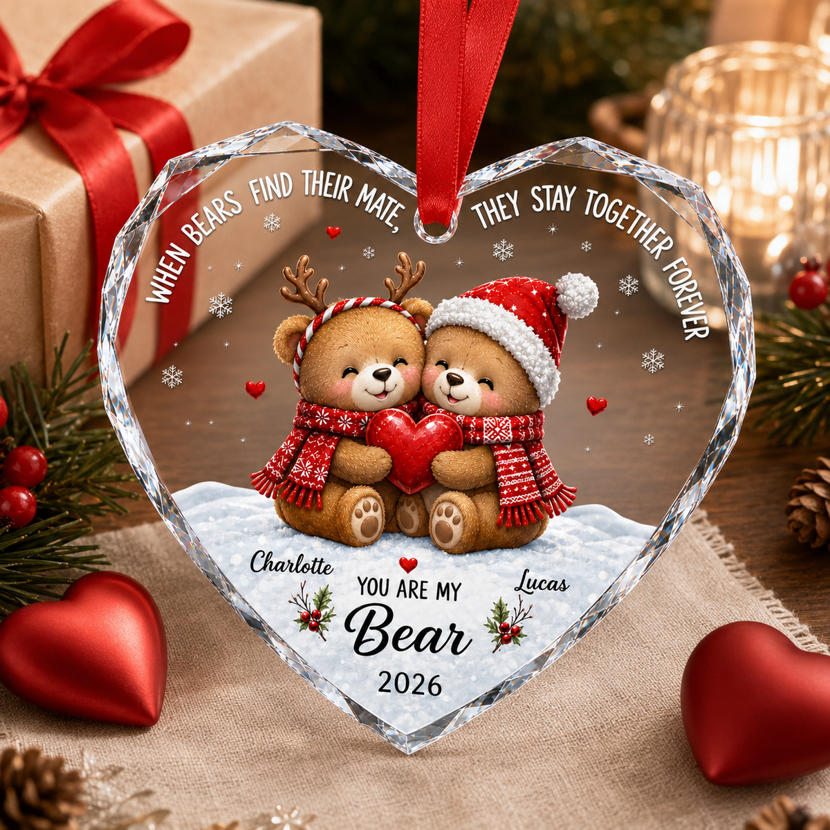 Custom Animal Couple Bear