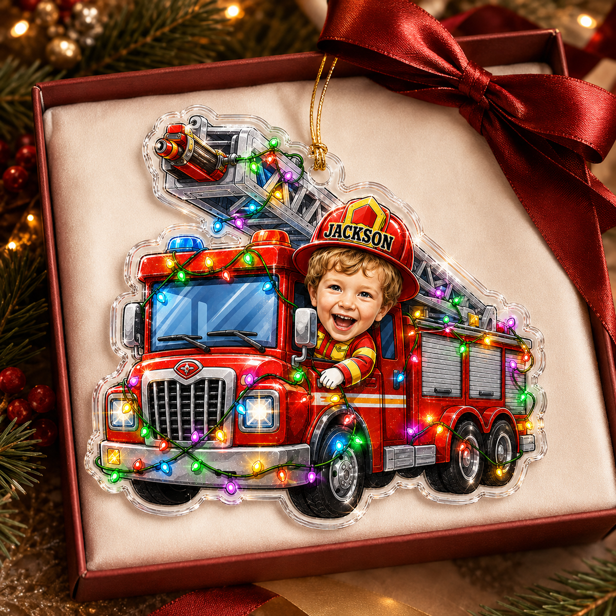 Christmas Fire Truck Noah