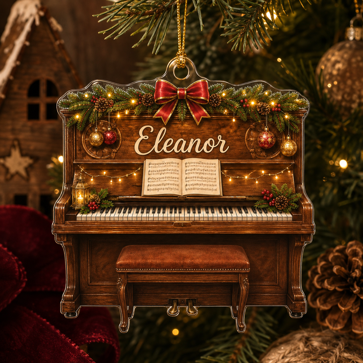 Piano Custome Name Acrylic Style 10