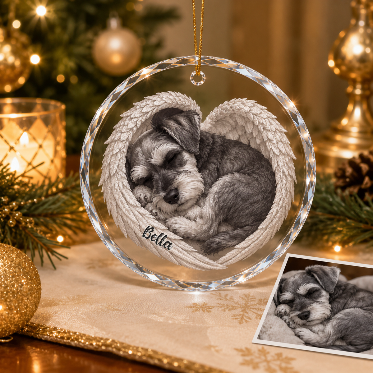 Custom Photo Dog Memorial Style 4