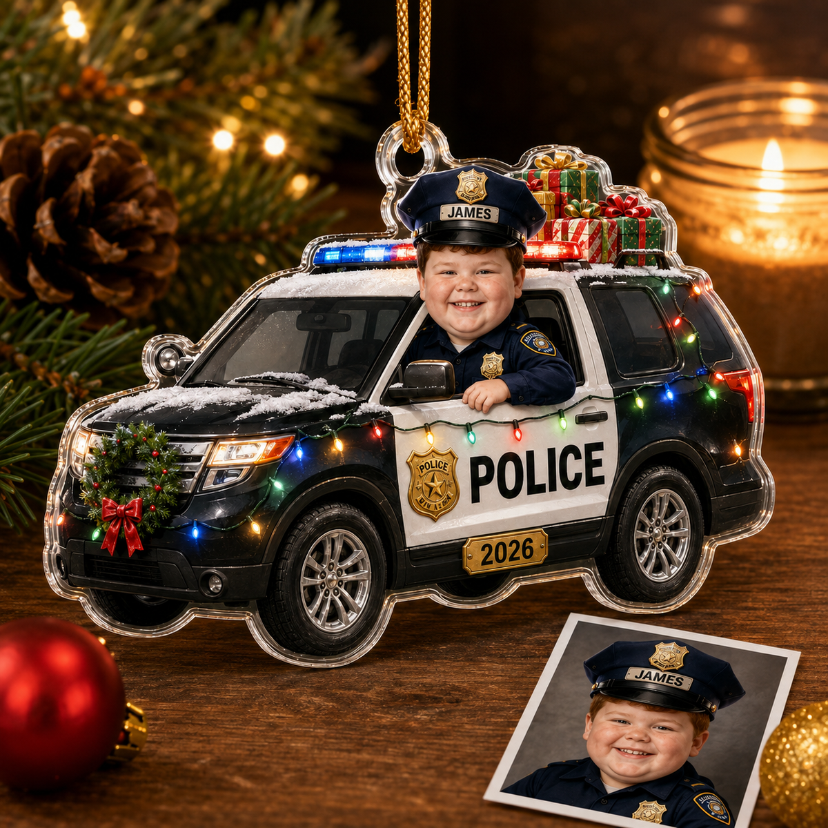Photo Kids Police SUV