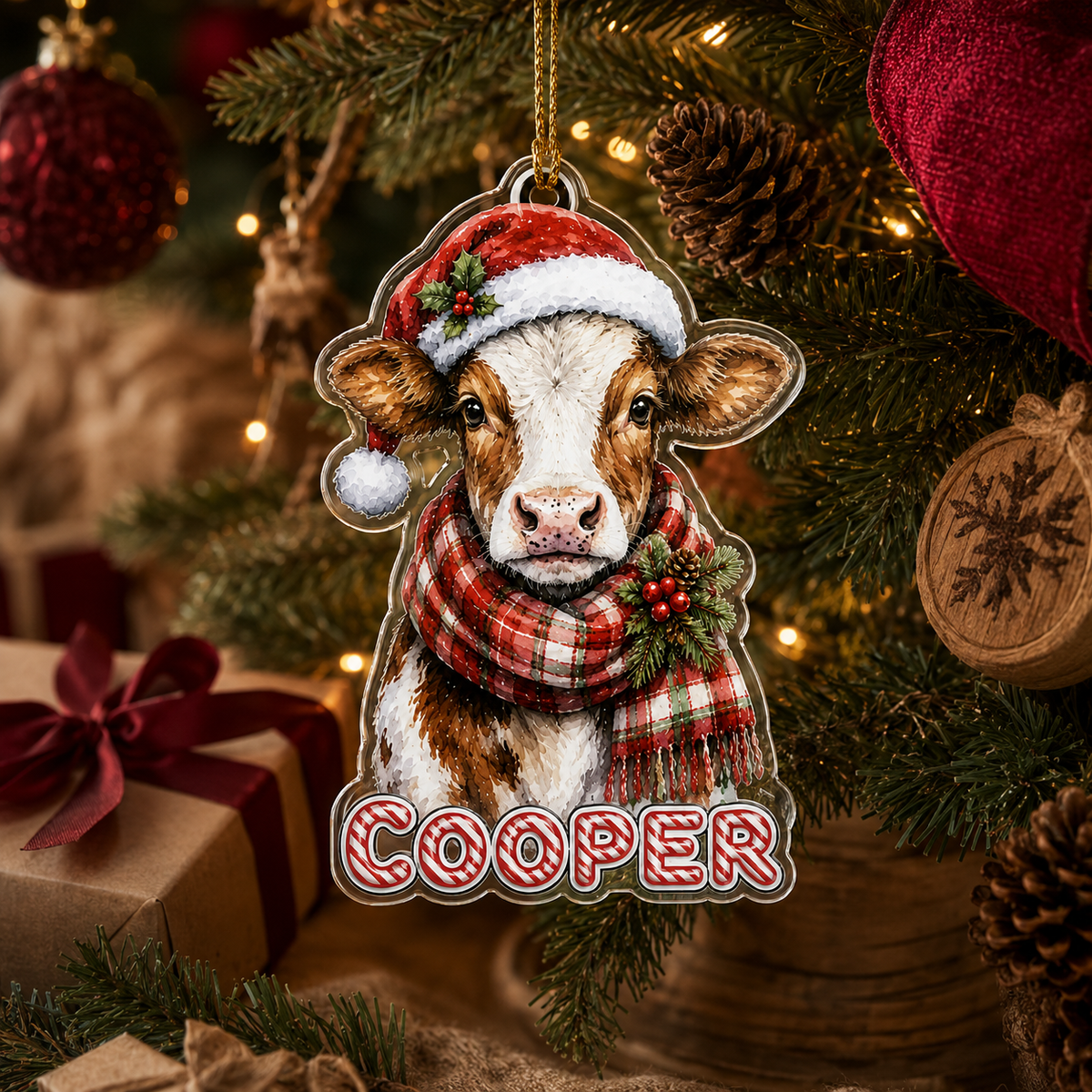 Christmas Farm Animal Cow