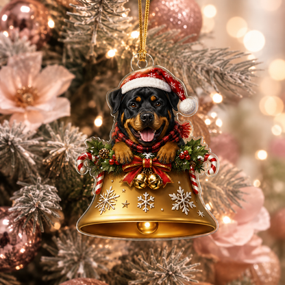 Dog Christmas Bell Rottweiler