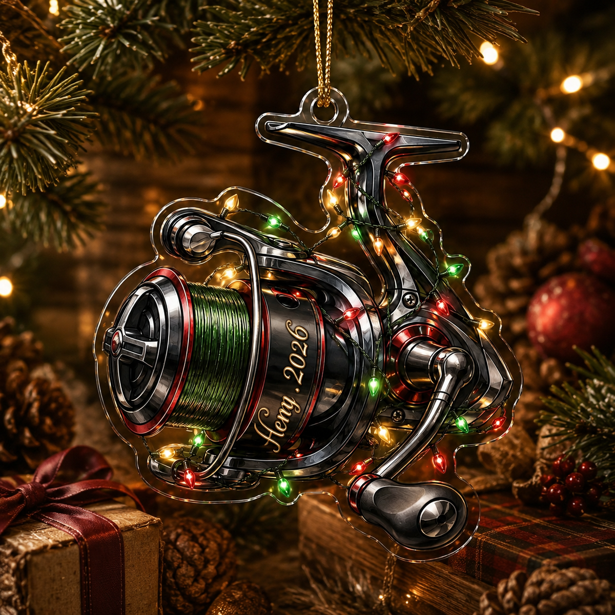 Personalized Fishing Spinning Reel Acrylic