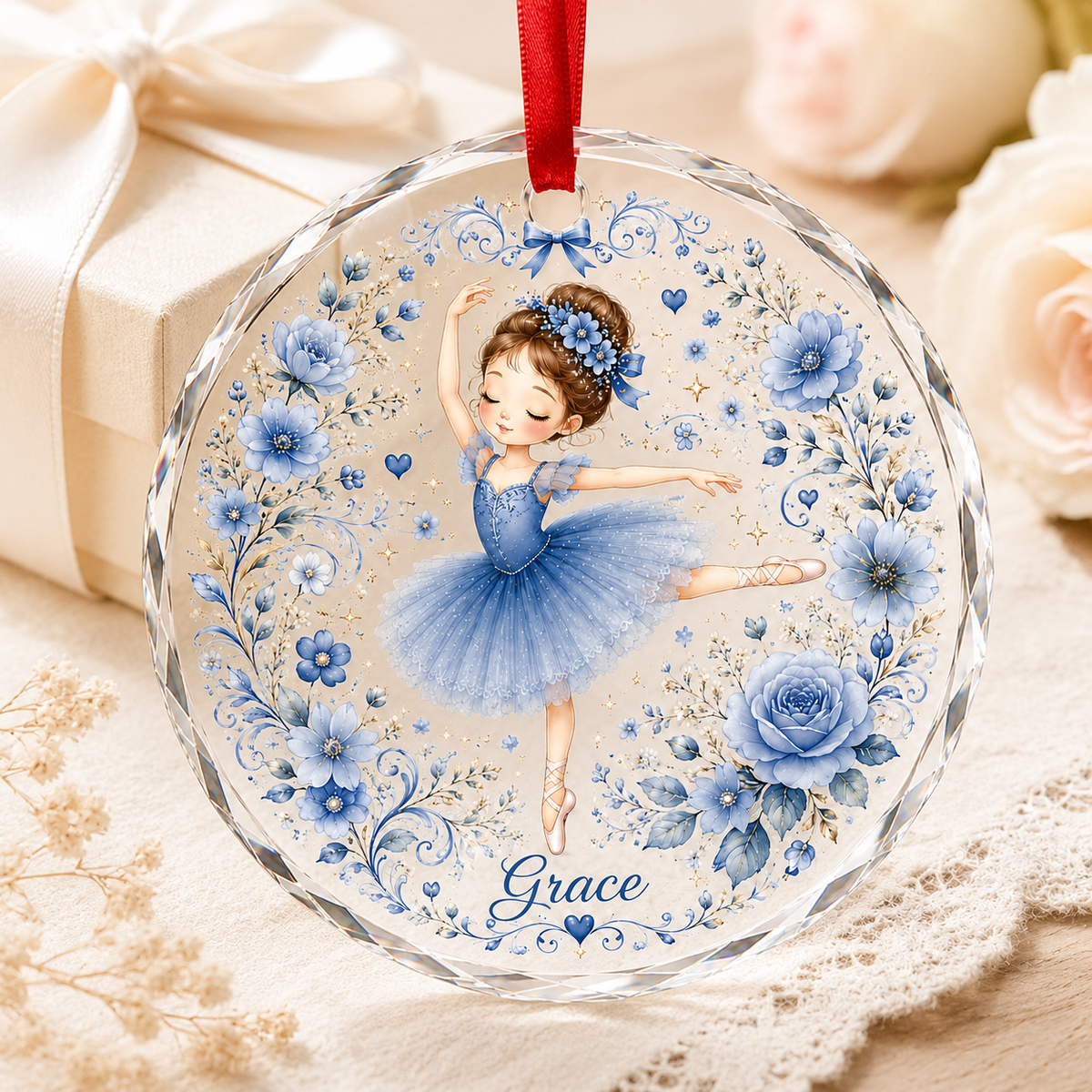 Personalized Dancing Glass Chibi Ballet