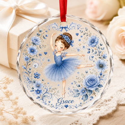 Personalized Dancing Glass Chibi Ballet